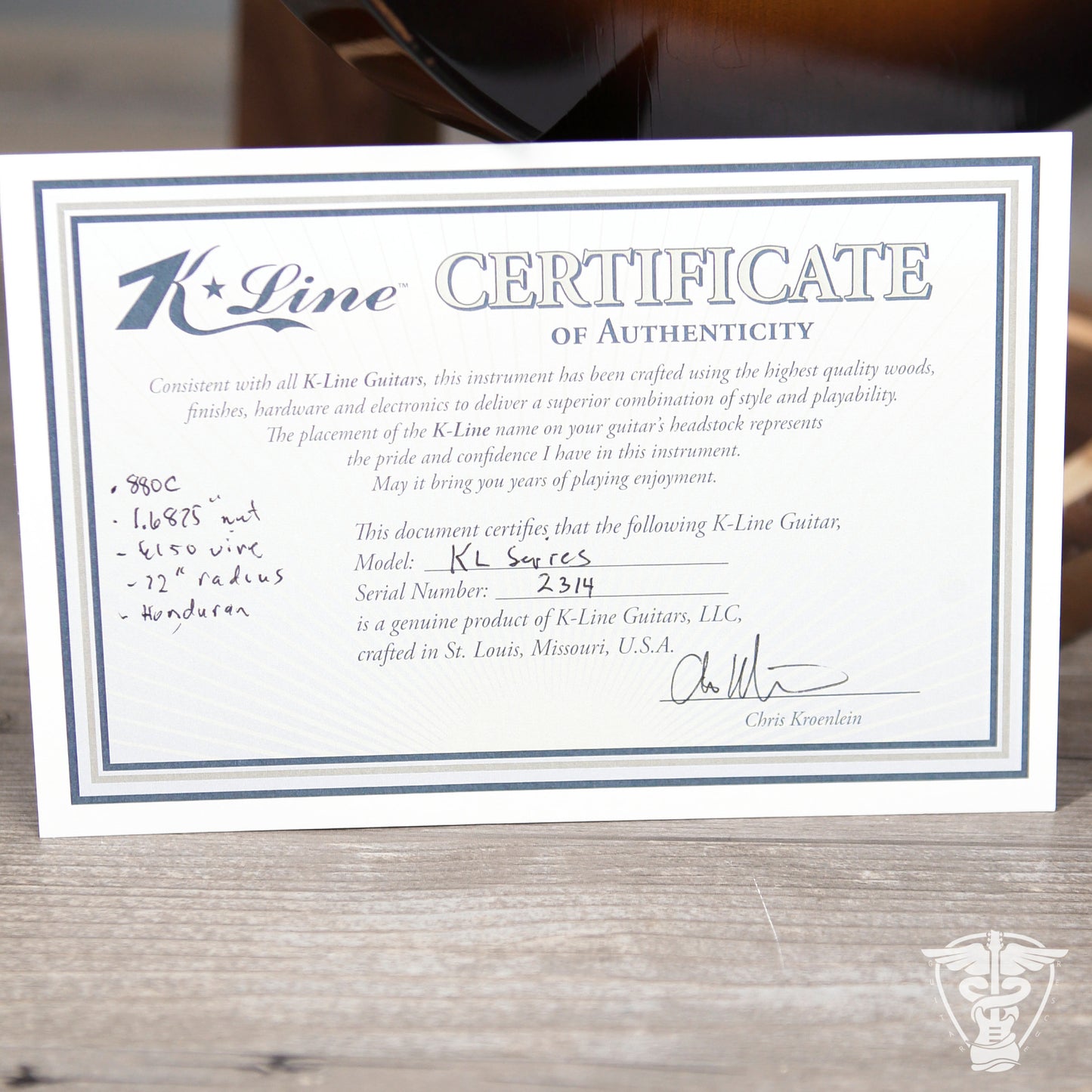 K-Line KL Series Singlecut - 7.32 LBS