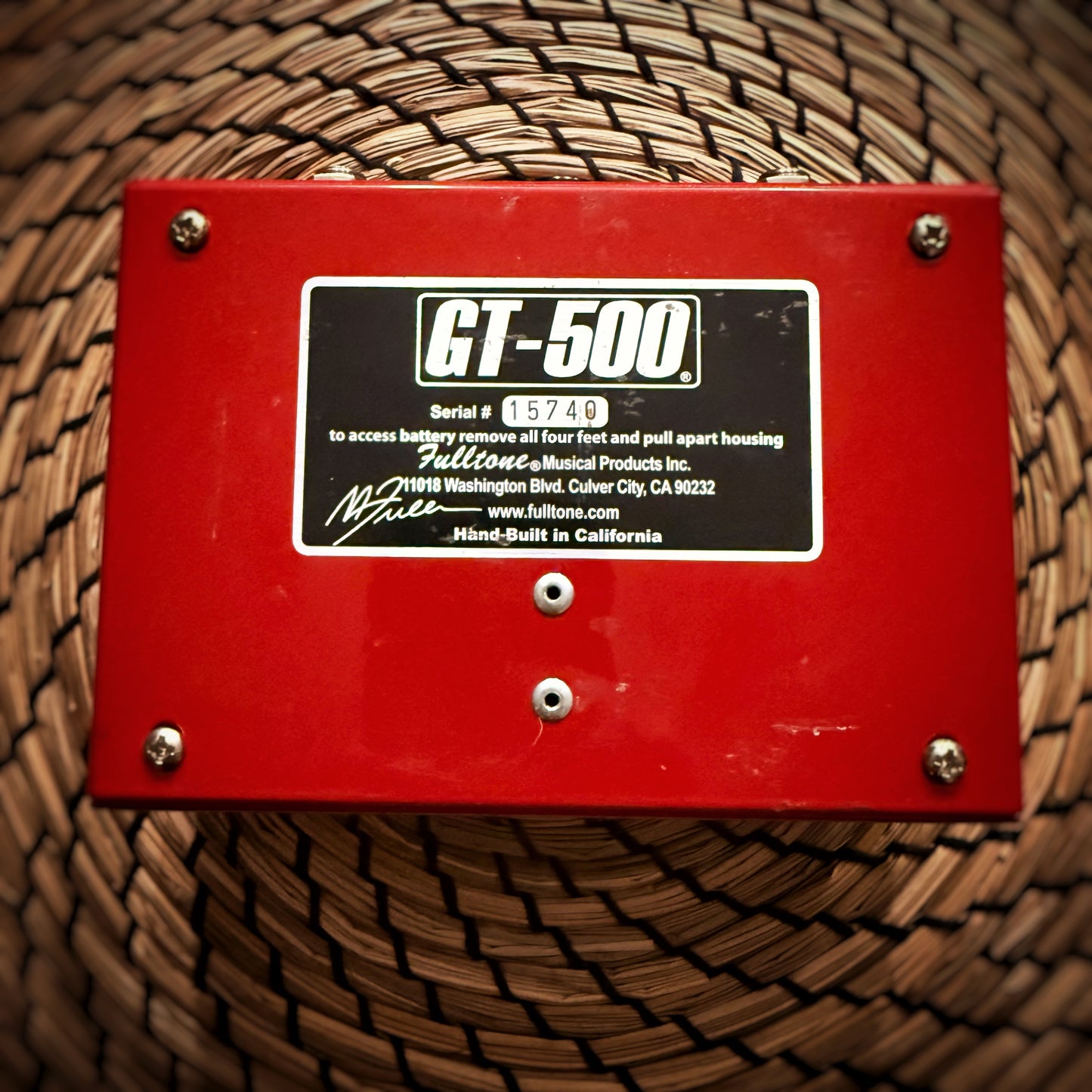 Fulltone GT-500 F.E.T. Distortion + Booster/OD (USED)