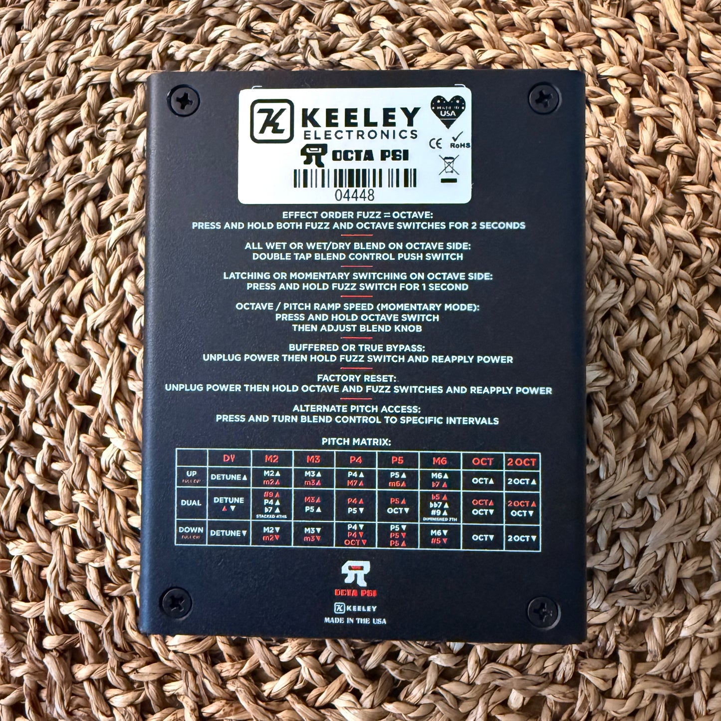 Keely Octa Psi Transfigurating Fuzz (BRAND NEW)