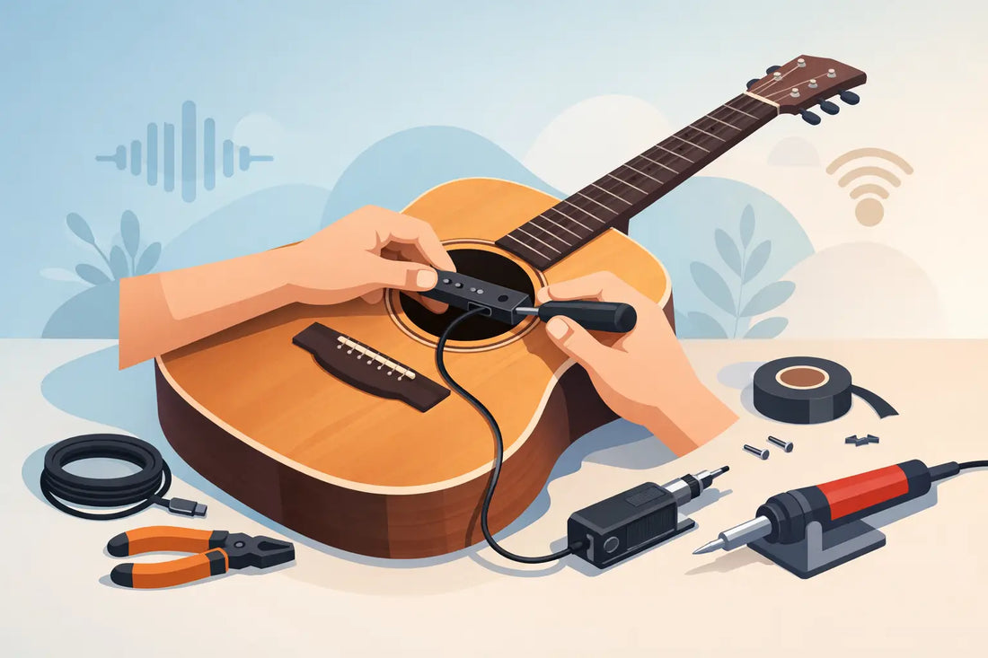 Acoustic Guitar Pickup Installation Done Right