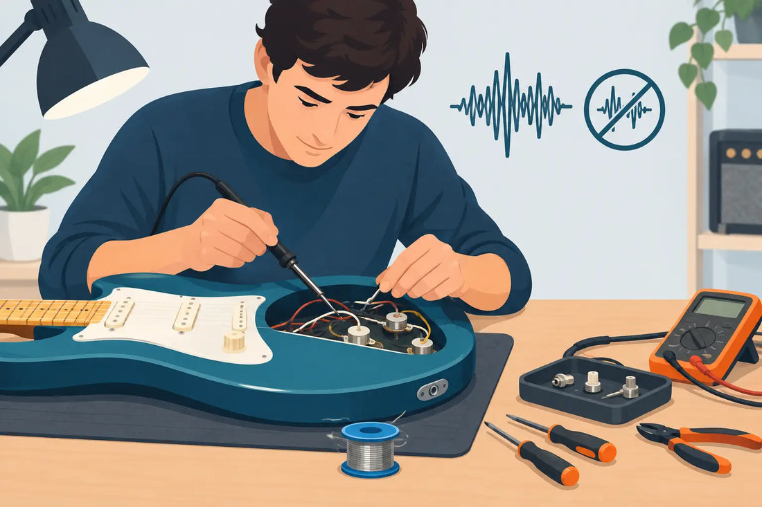 How to Fix Noisy Guitar Electronics at Home