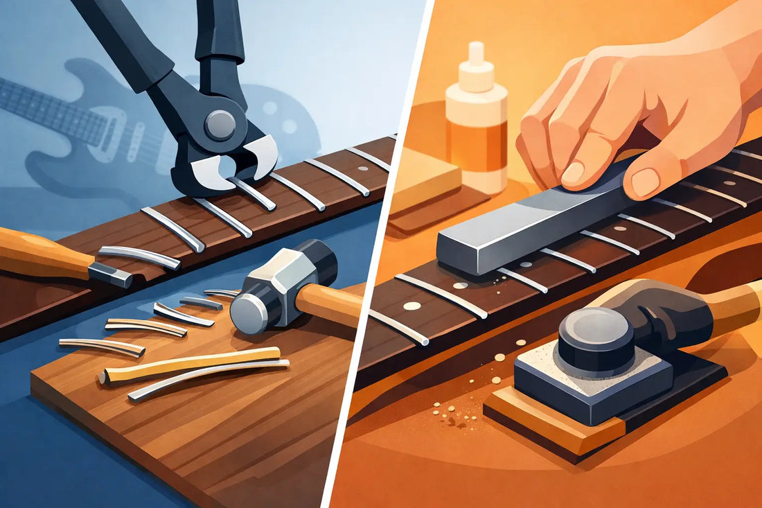 Refret vs Fret Dressing: Which Repair Fits?