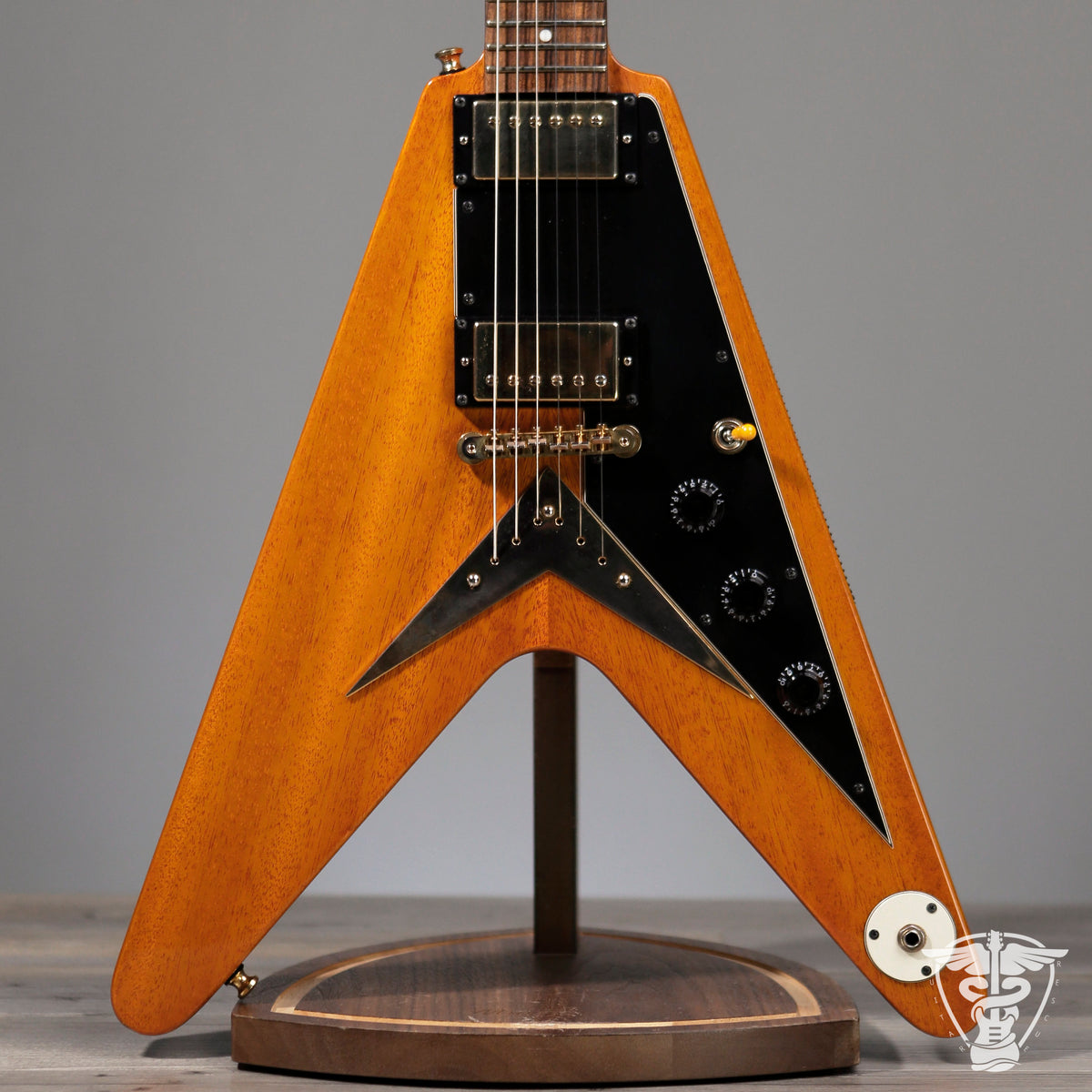 2018 Epiphone Limited Edition Joe Bonamassa 1958 "Amos" Korina Flying V - 7.29 LBS