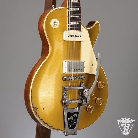 2022 Gibson Sergio Vallin 1955 Les Paul Goldtop SIGNED - 9.66 LBS