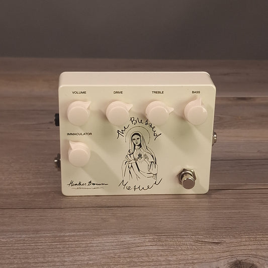 Heather Brown Electronicals The Blessed Mother: Light Gain Transparent Overdrive / Boost - White (USED)