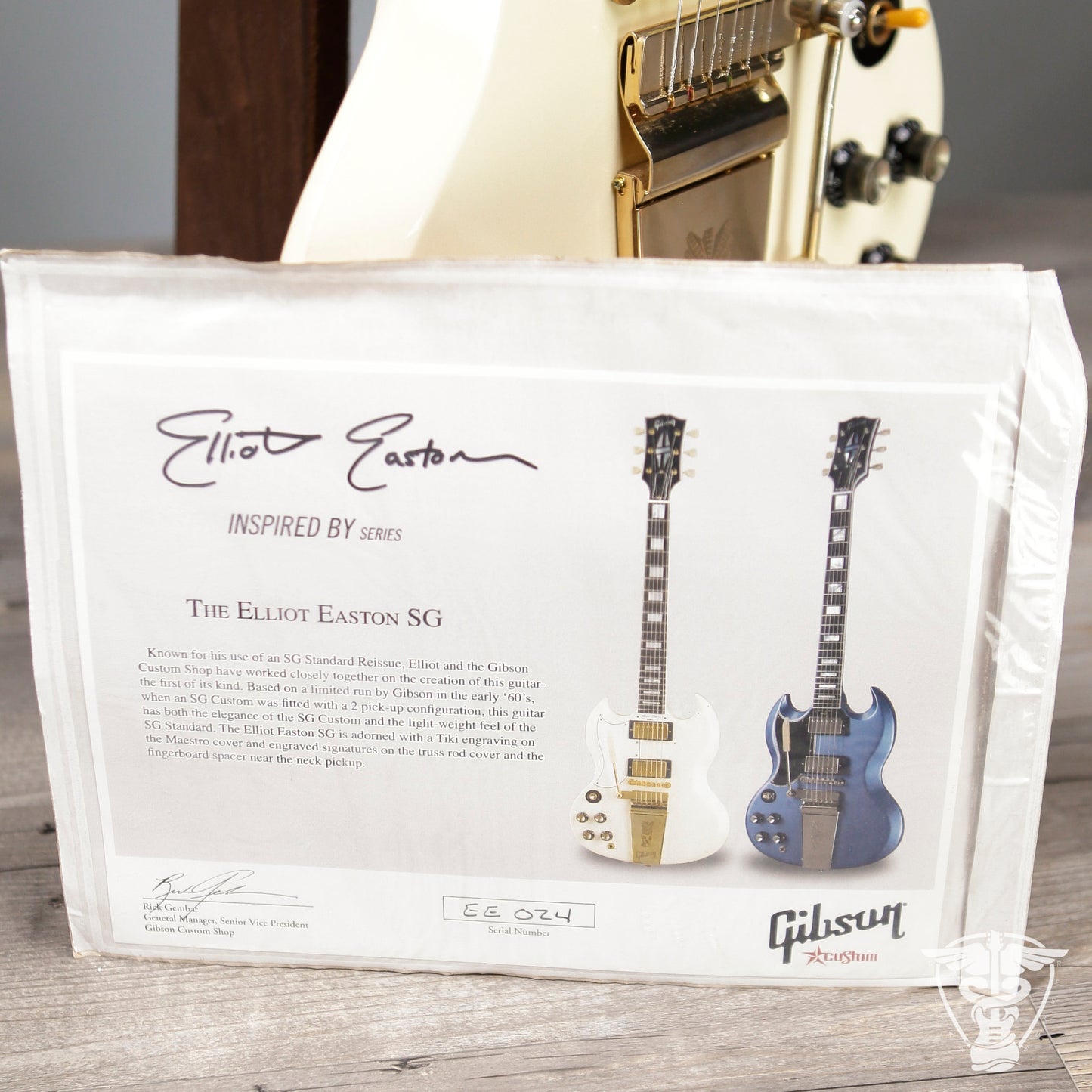 Gibson Elliot Easton Custom Shop SG - 7.84 LBS