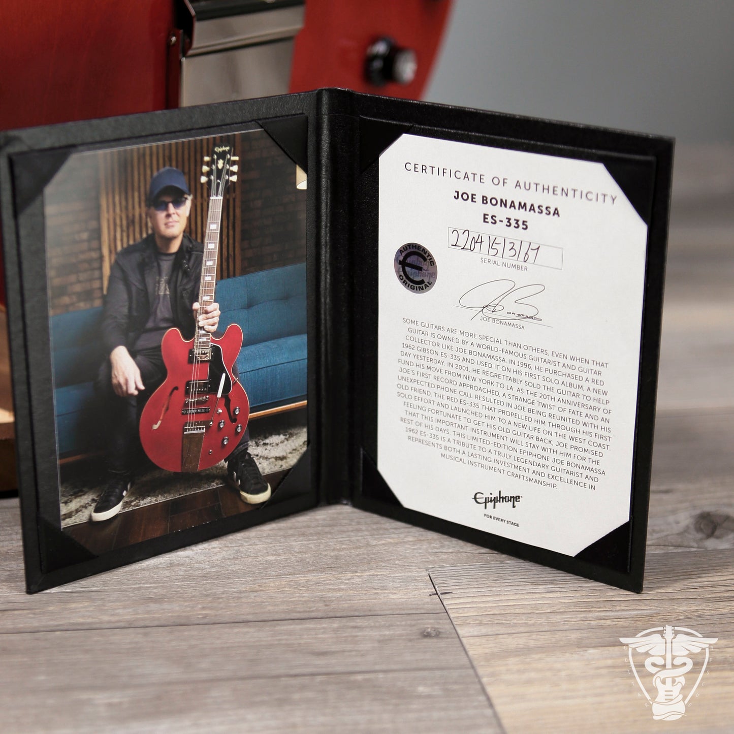 2022 Epiphone Inspired by Gibson Joe Bonamassa 1962 ES-335 - 8.52 LBS