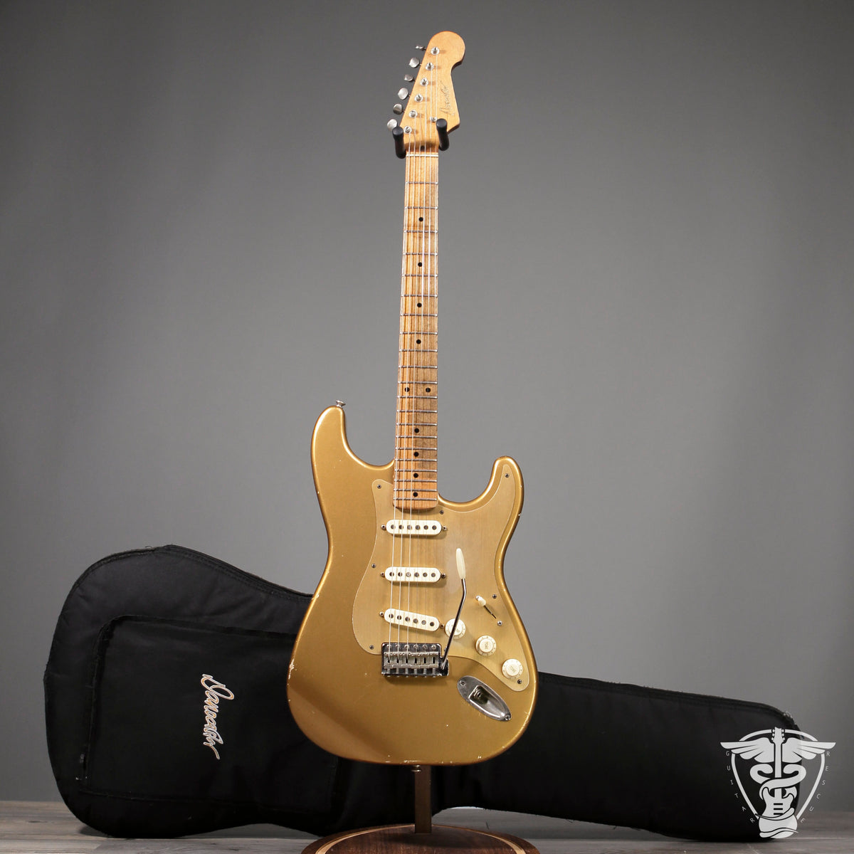 Danocaster Doublecut Gold W/Ron Ellis Pickups