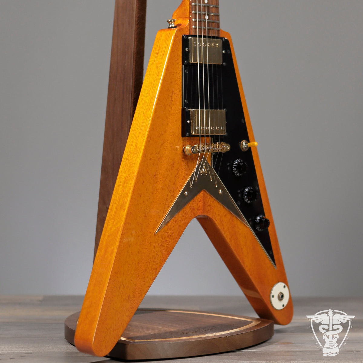 2018 Epiphone Limited Edition Joe Bonamassa 1958 "Amos" Korina Flying V - 7.29 LBS