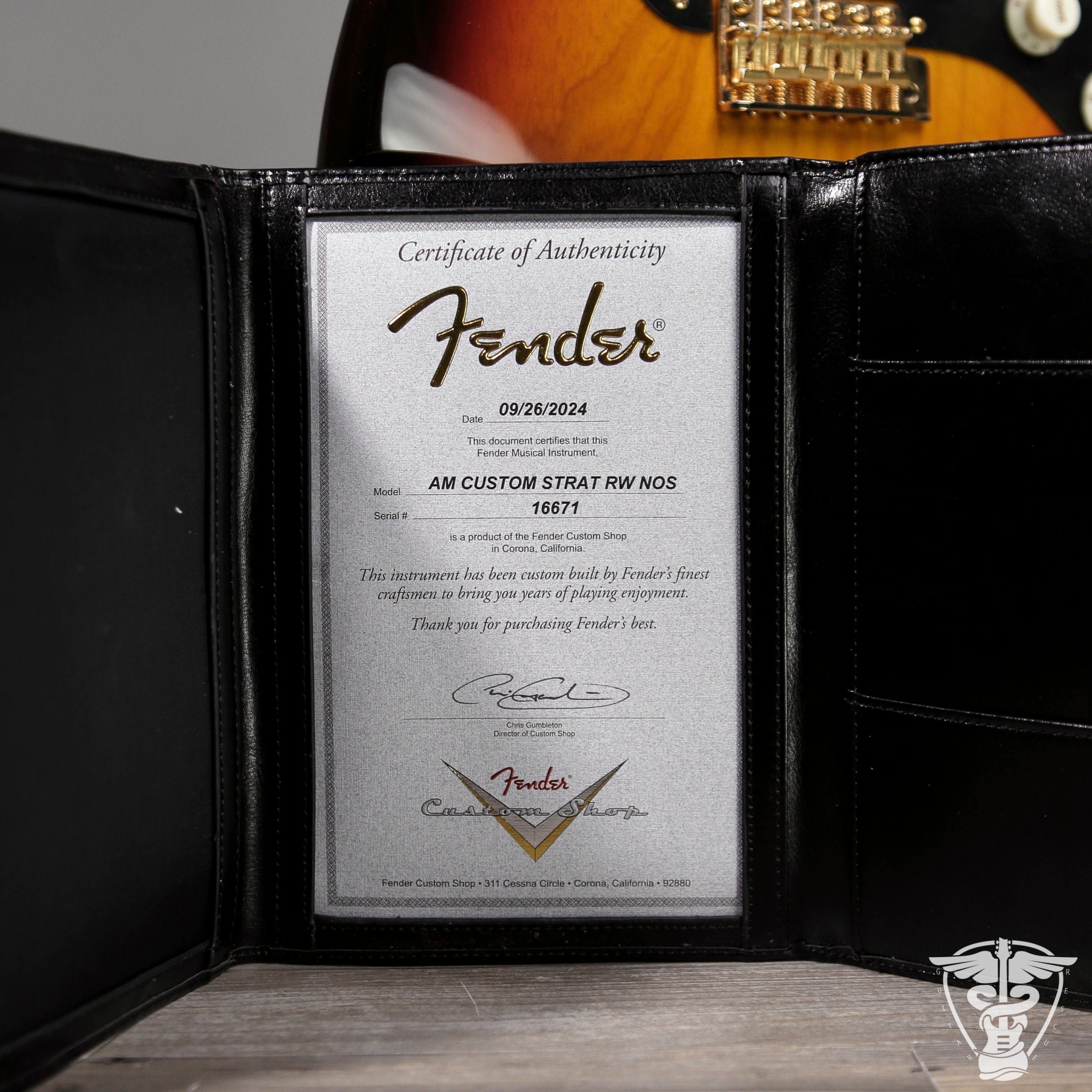 2024 Fender Custom Shop American Custom Stratocaster NOS - 6.96