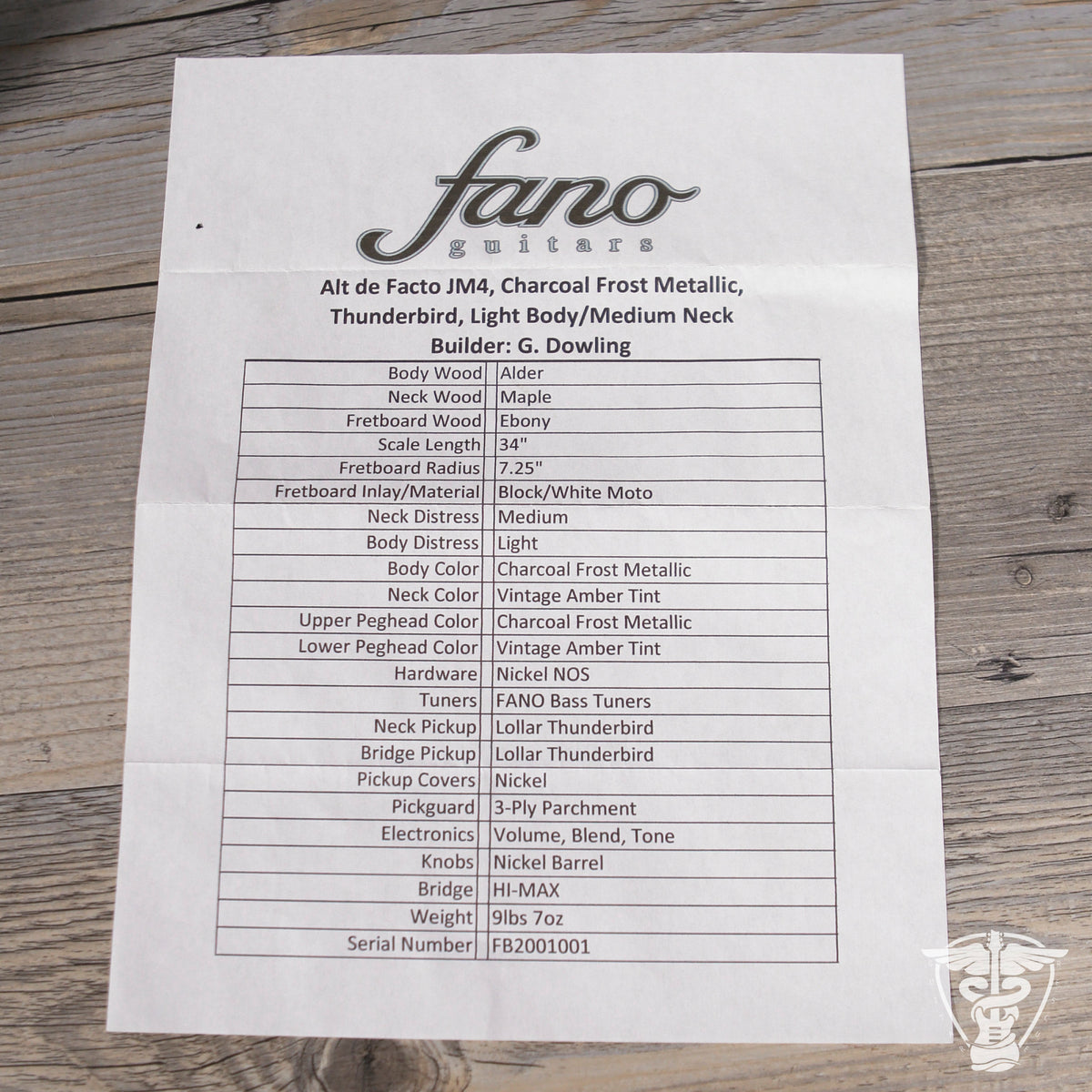 Fano Alt De Faco JM4