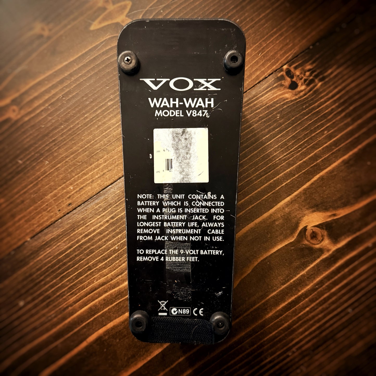 VOX Wah-Wah Model V847 (USED)