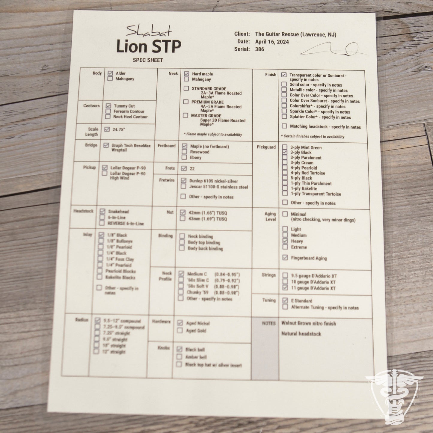 2024 Shabat Lion STP - 7.18 LBS