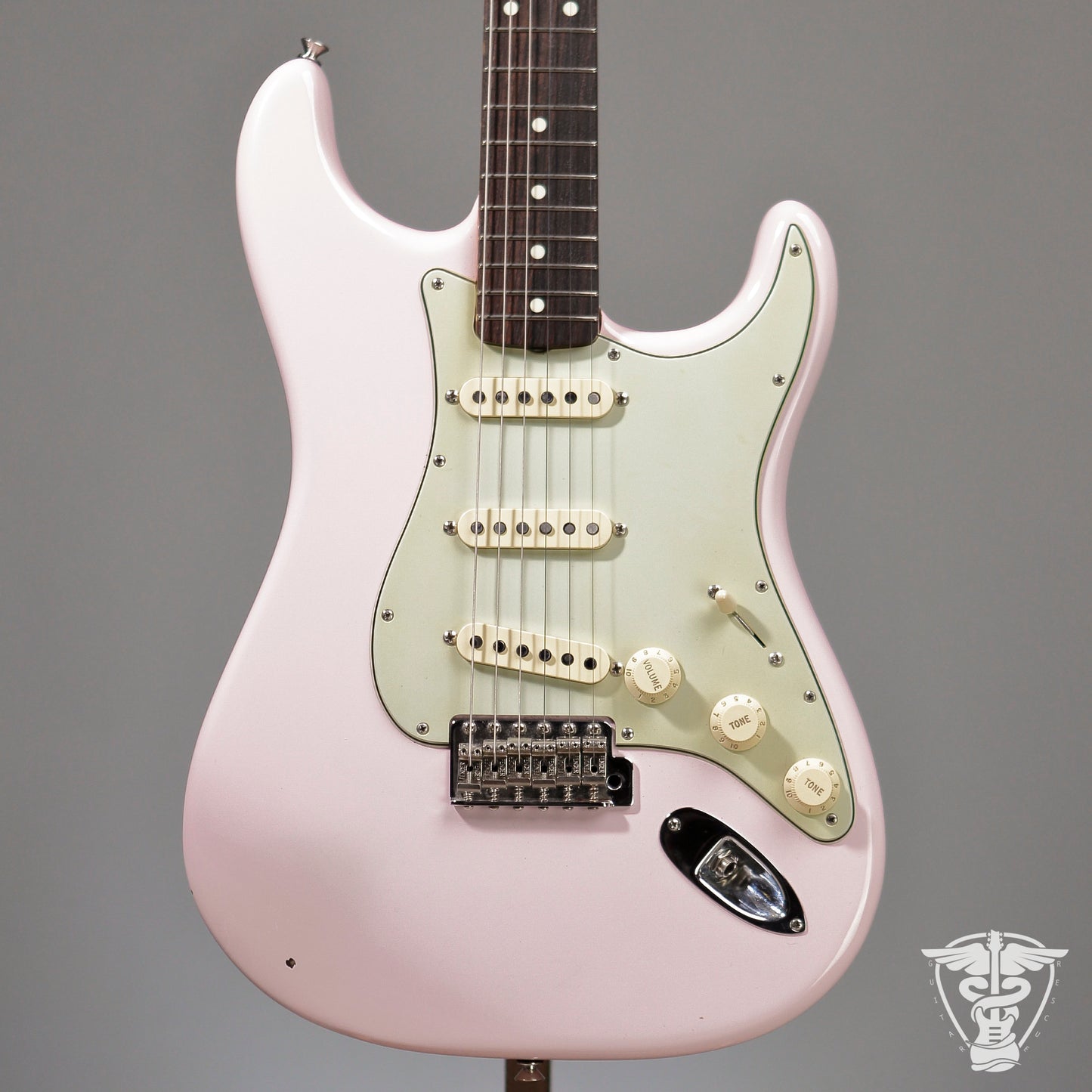 Fender Foto Flame Shell Pink Stratocaster MIJ - 7.6 LBS