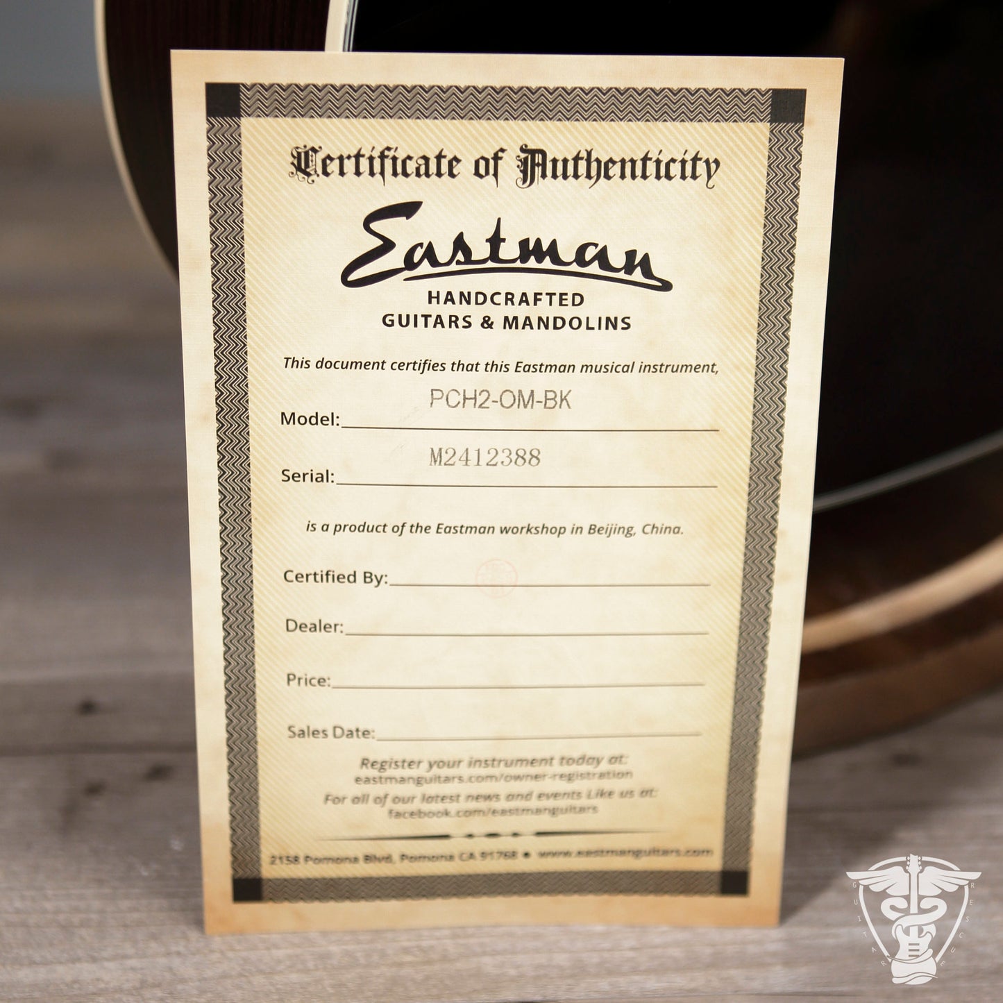 2024 Eastman PCH2-OM-BK - 3.96 LBS