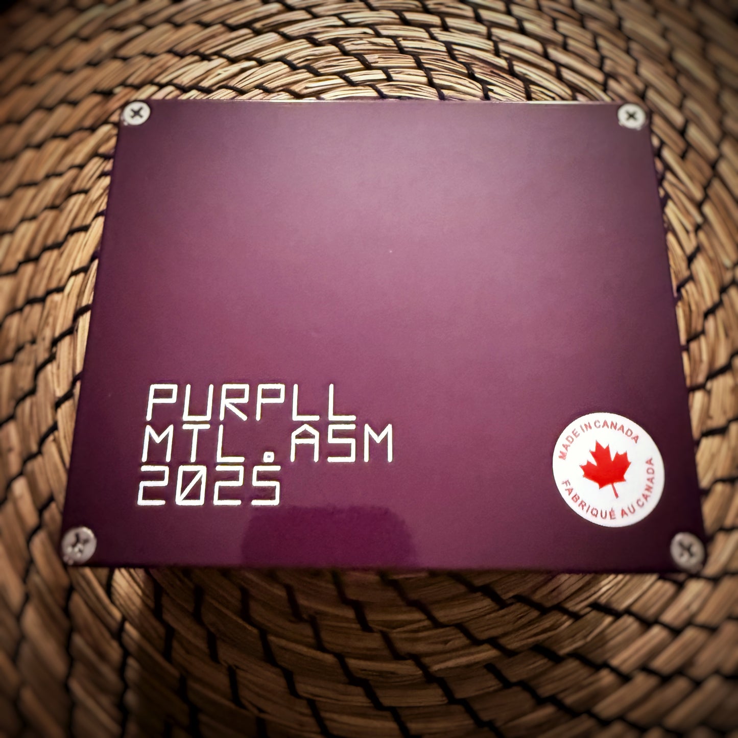 Montreal Assembly mtl.asm Purpll 2025 (USED)
