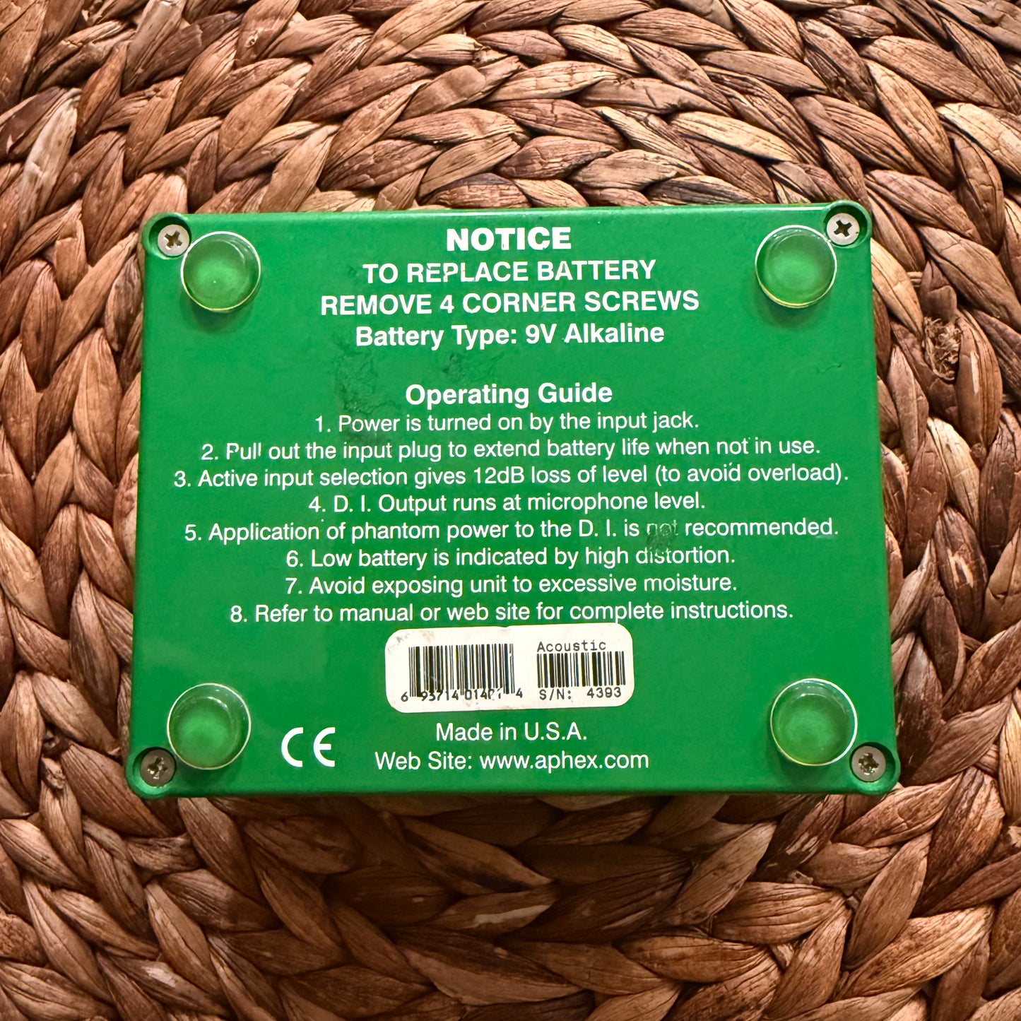Aphex Acoustic Xciter (USED)