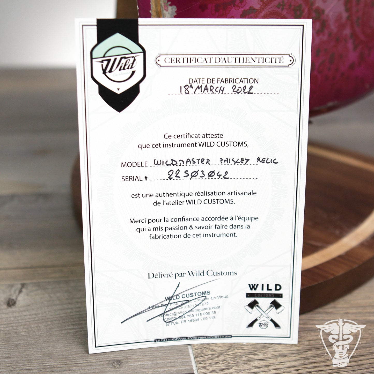 2022 Wild Customs Wildmaster Pink Paisley Relic