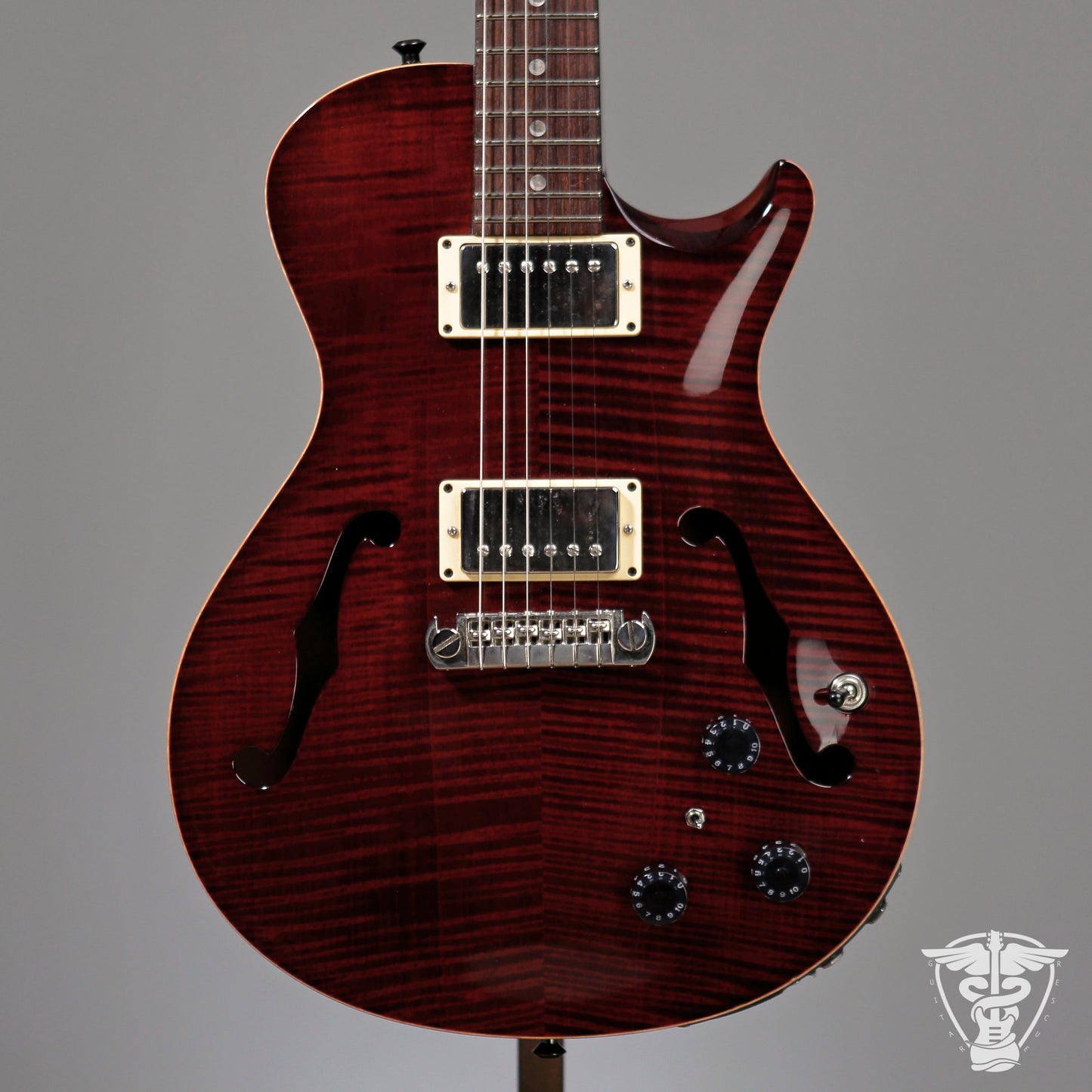 2009 PRS Singlecut Hollowbody Piezo 10-Top - 5.67 LBS