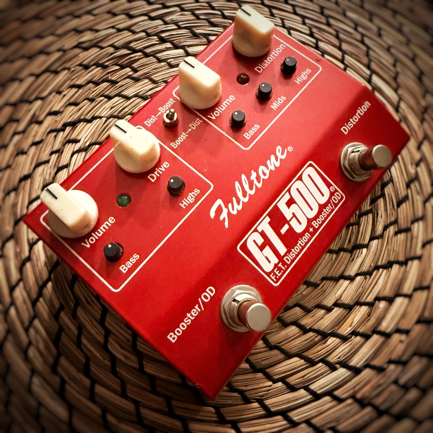 Fulltone GT-500 F.E.T. Distortion + Booster/OD (USED)