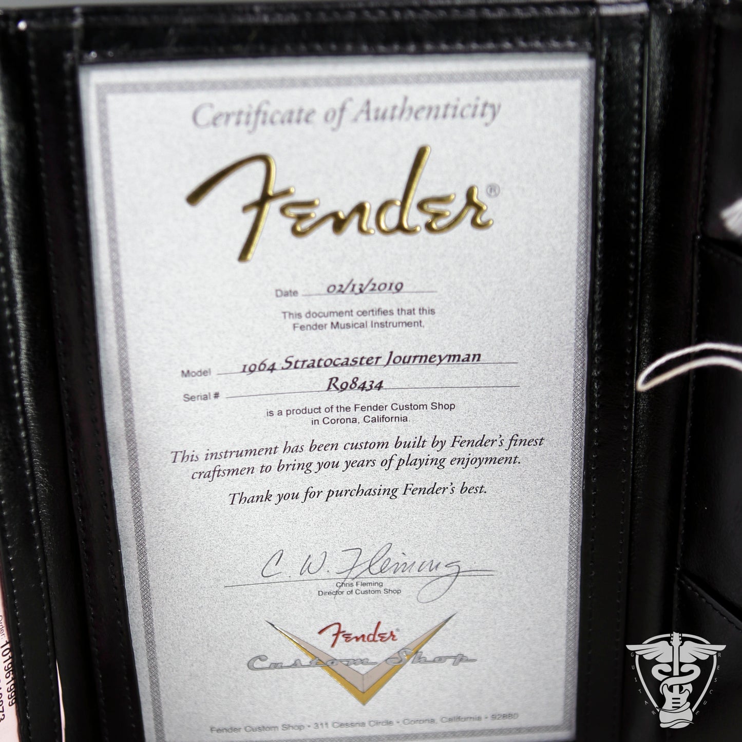 2019 Fender 1964 Stratocaster Journeyman - 7.37 LBS
