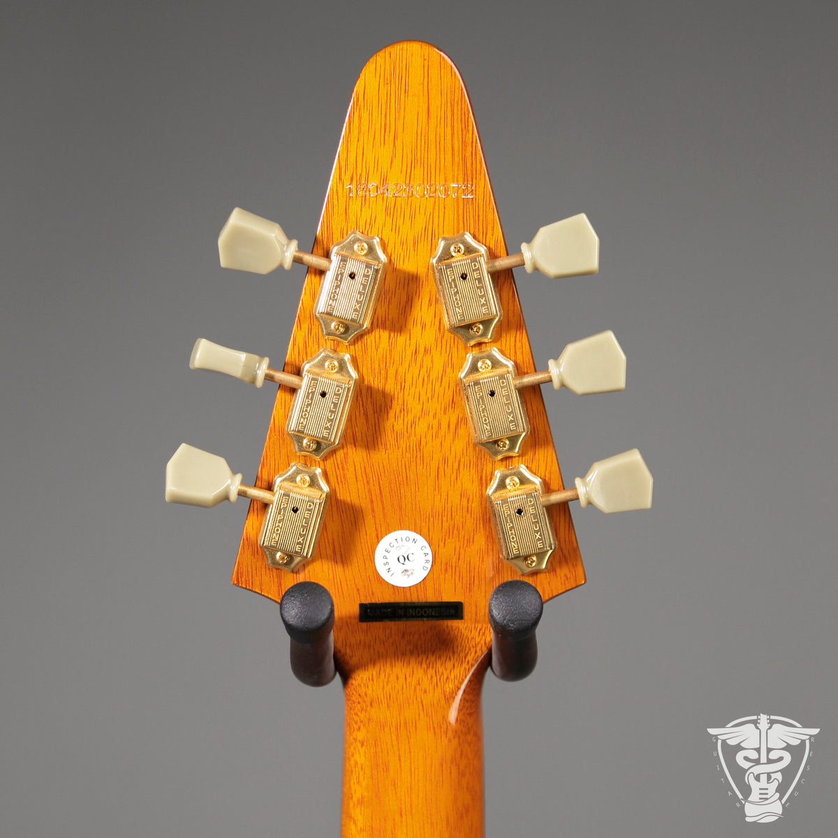 2018 Epiphone Limited Edition Joe Bonamassa 1958 "Amos" Korina Flying V - 7.29 LBS