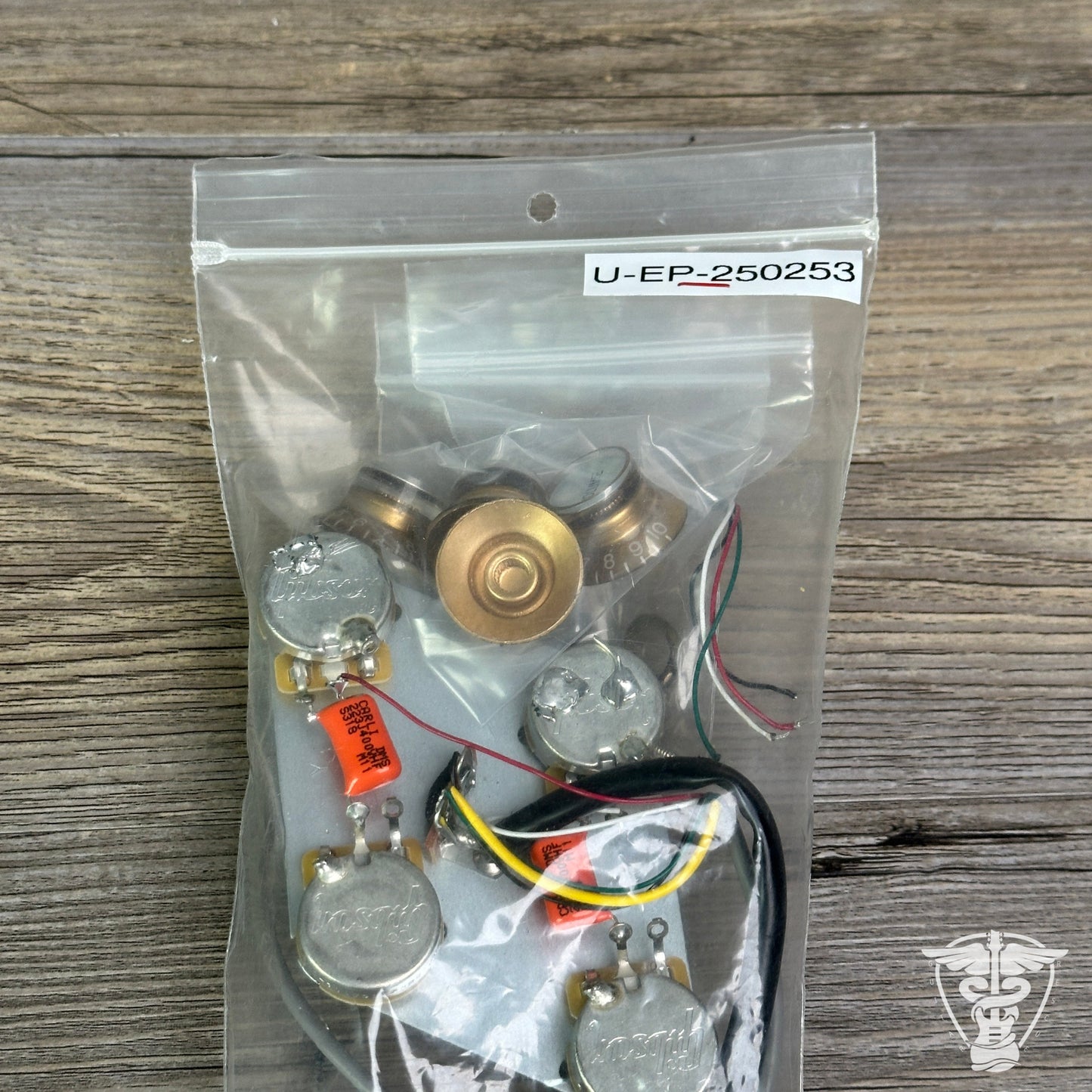 Gibson Les Paul Control Panel W/Input Jack + Knobs