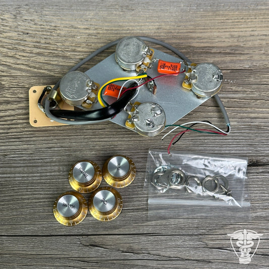 Gibson Les Paul Control Panel W/Input Jack + Knobs