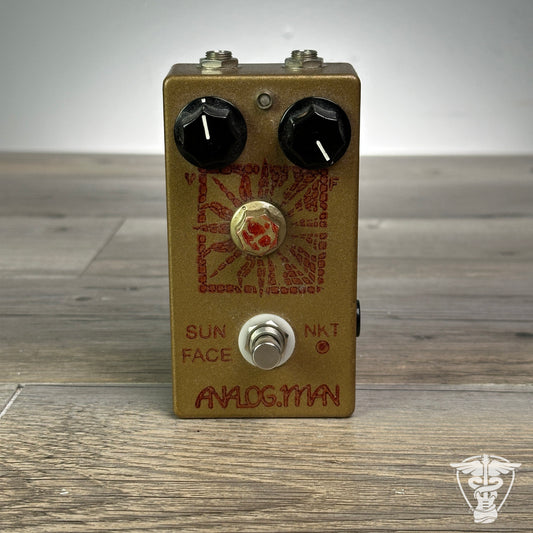 Analogman Sun Face Red Dot NKT Germanium Fuzz with Sun Dial Knob (USED)