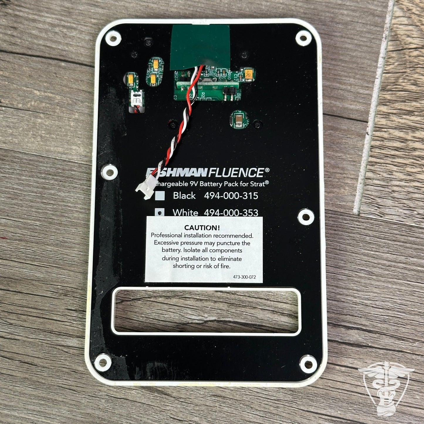 Fishman PRF-STR-BK3 Fluence Single Coil Pickups Loaded Pickguard